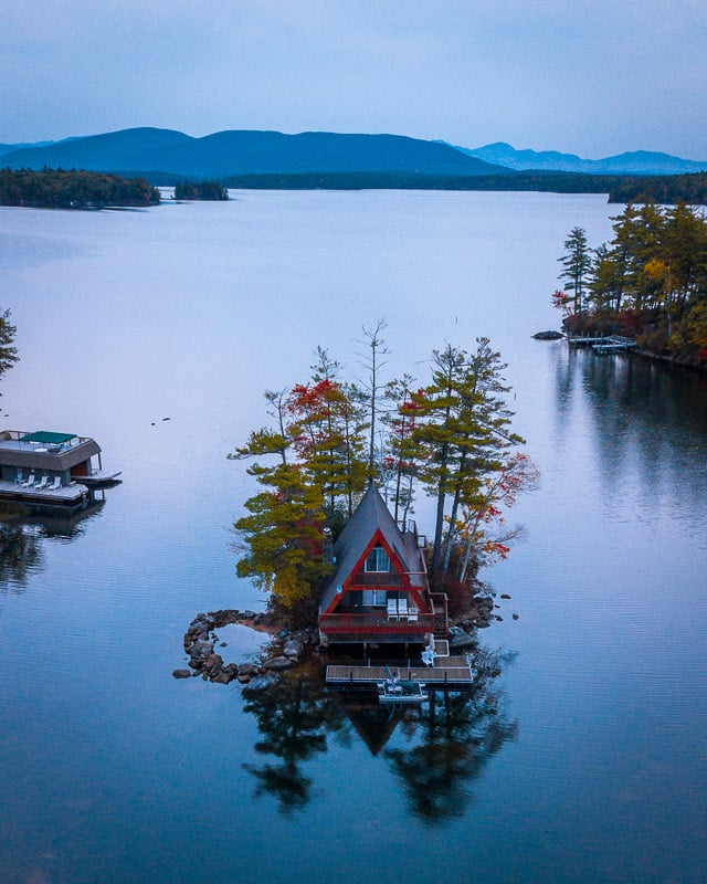 Visiting Lake Winnipesaukee is one of the top things to do in New England in the fall.