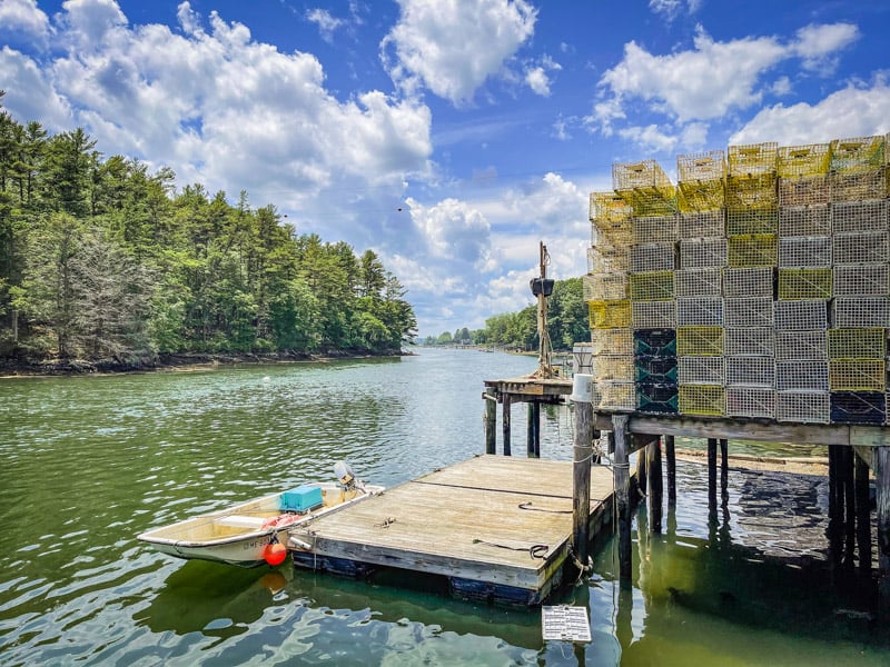 Lobster traps in Kittery