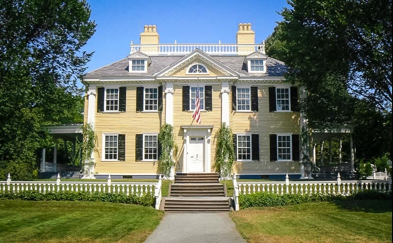 Longfellow House in Cambridge, MA.