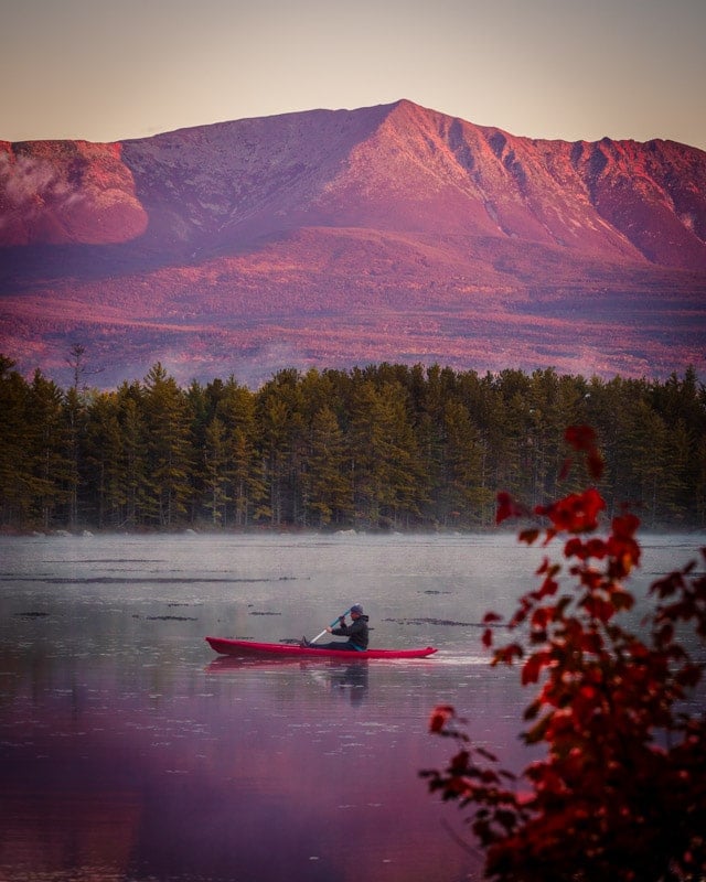 Baxter State Park is a fall getaway in New England like no other