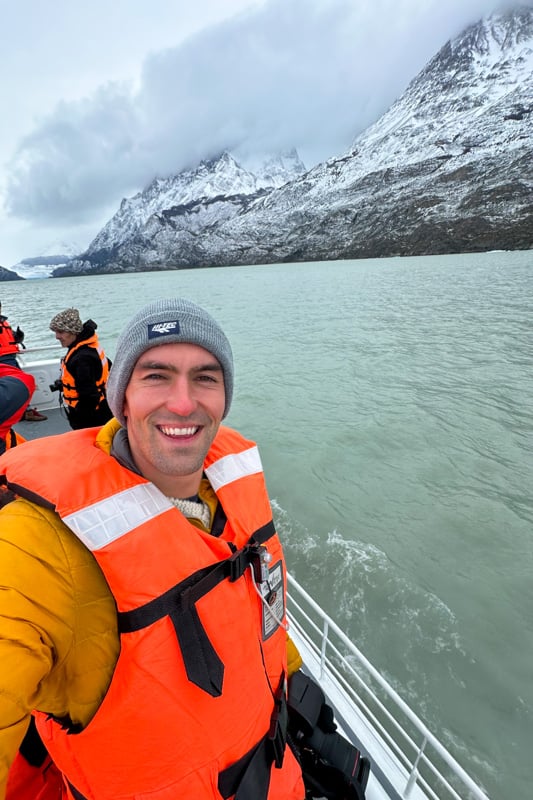 Grey Glacier boat ride views