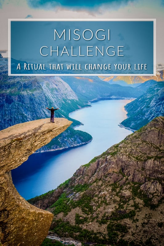 Misogi ritual for personal development