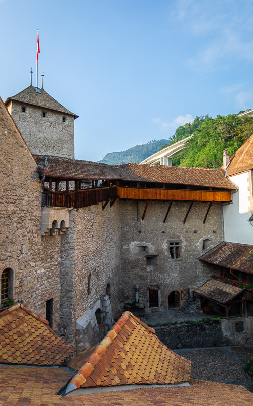 My photo of Chillon Castle.
