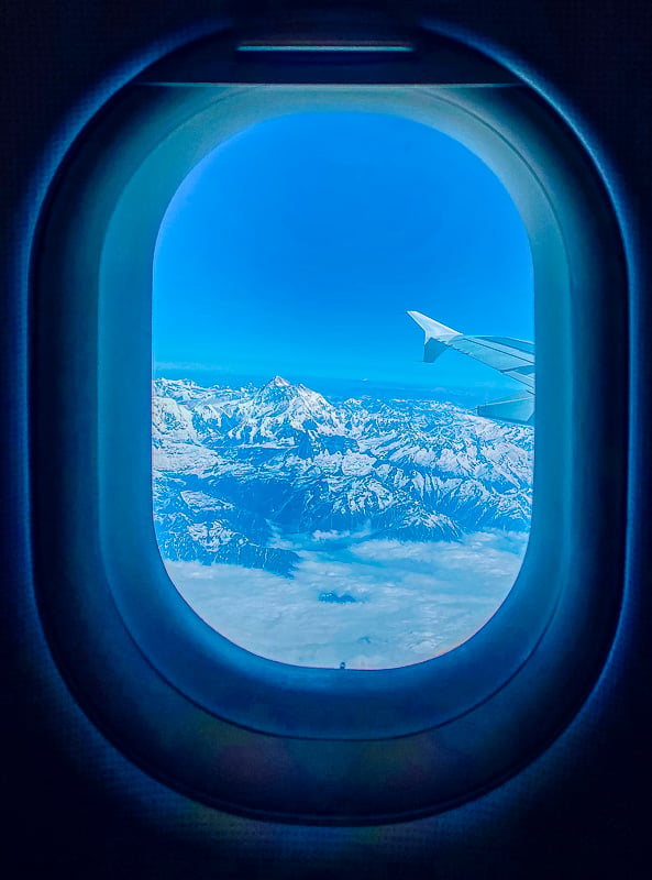 Aerial view of Mt. Everest