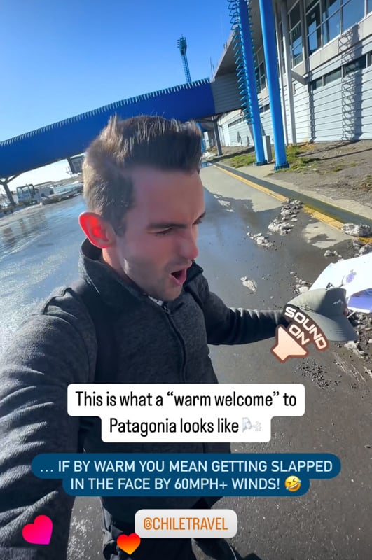 My not-so warm welcome to Punta Arenas