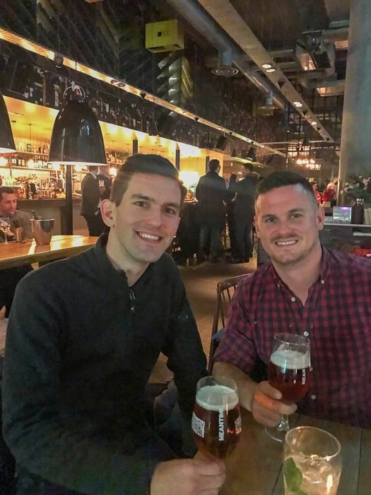 Jon and Dan meet up on resto bar