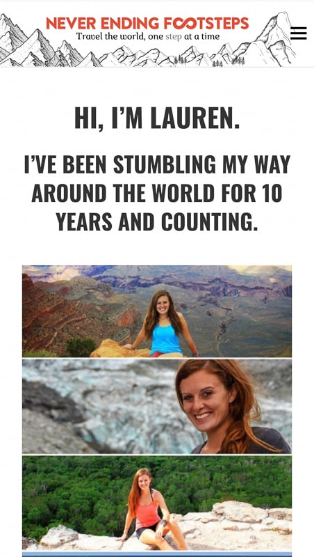 Never Ending Footsteps is among the coolest blogs about travel.