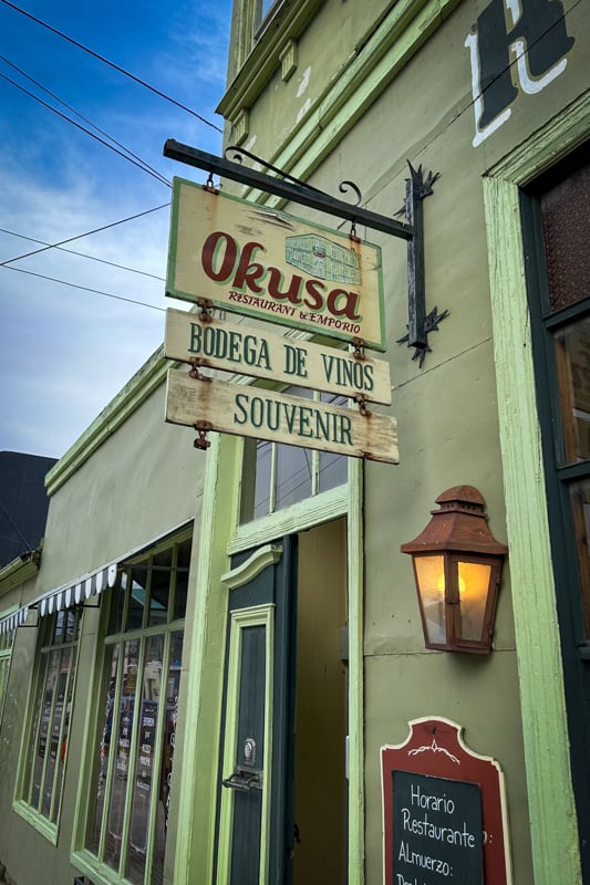 Okusa restaurant in downtown Punta Arenas