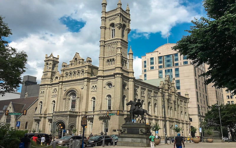 One North Broad is a historic Philadelphia landmark, blending Gothic architecture with modern elegance, offering breathtaking views and a sense of timeless grandeur.