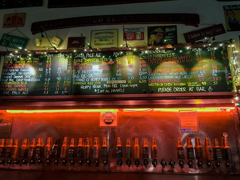 Orlando Brewing Company offers affordable craft beer discovery, the only organic brewery.