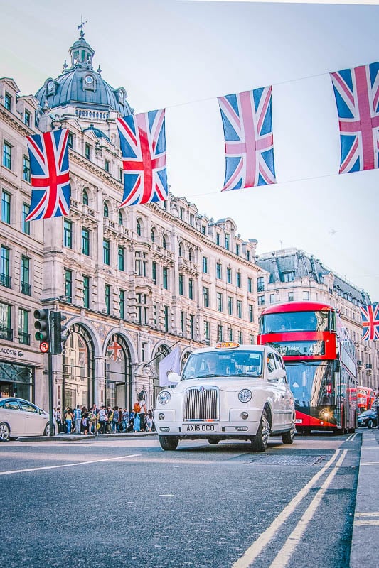 Oxford Street in London.