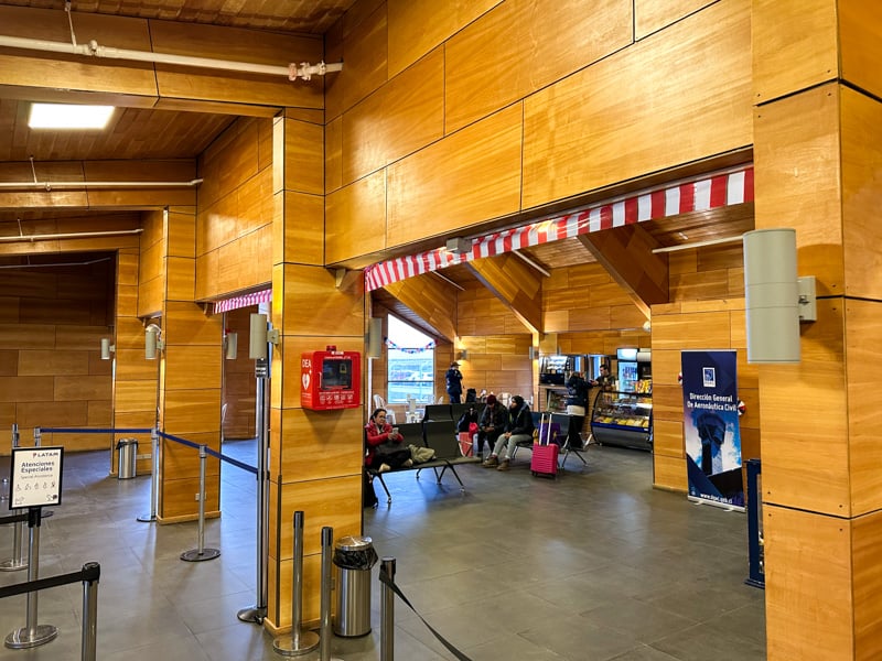 Puerto Natales' airport is incredibly small and rustic. It's the main airport to get to Torres del Paine