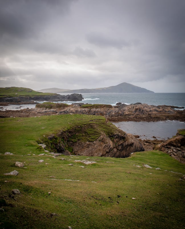 Rugged coastal landscapes in the west of Ireland.