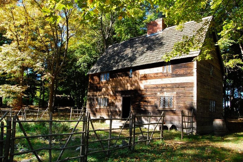 Discover Pioneer Village. Travel to 1630s at the US's first living history museum, perfect for October history enthusiasts.