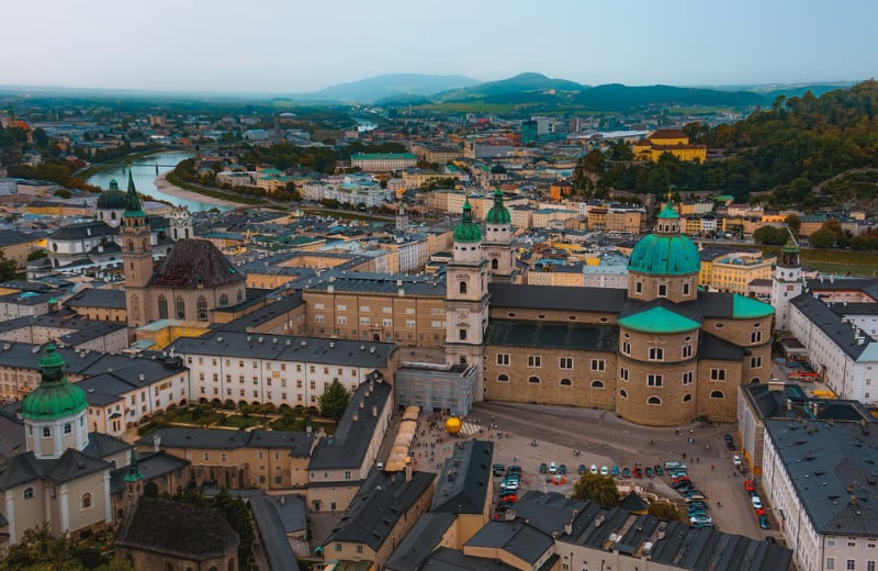 Immerse yourself in Salzburg’s breathtaking beauty, where historic gardens and mountain views collide.