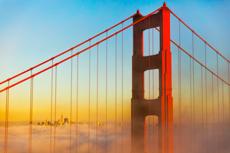San Francisco summer: where fog kisses the Golden Gate for a cool city escape
