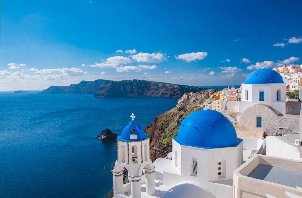 Santorini, most beautiful cities in Europe