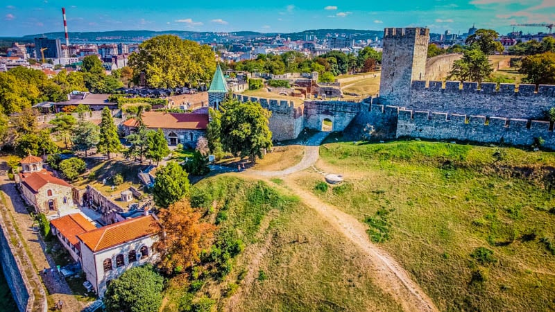 The scenery around Belgrade is phenomenal