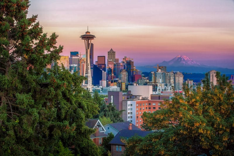 Seattle's cool summers: Perfect for enjoying city views and breezy vibes