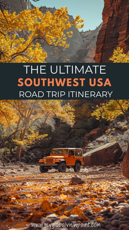 The ultimate Southwest road trip itinerary Pinterest Photo