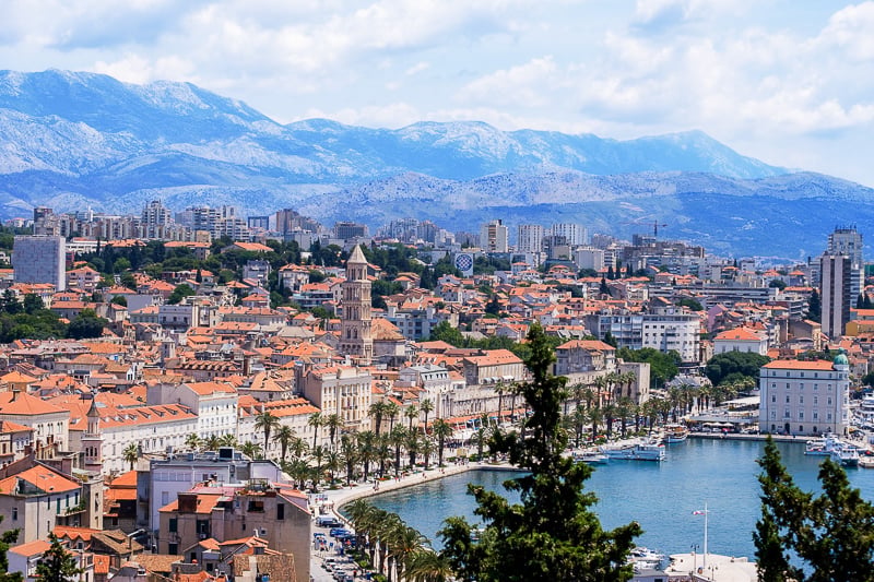 Split's scenic waterfront