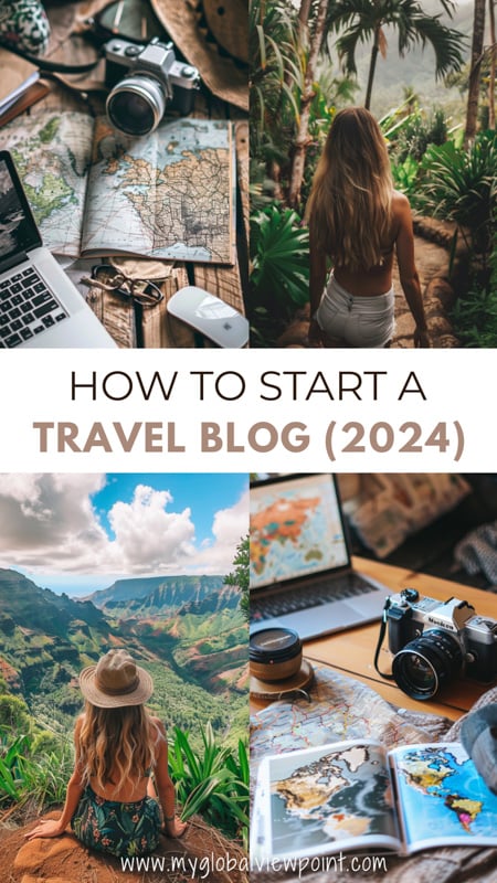 Starting a travel blog Pinterest photo