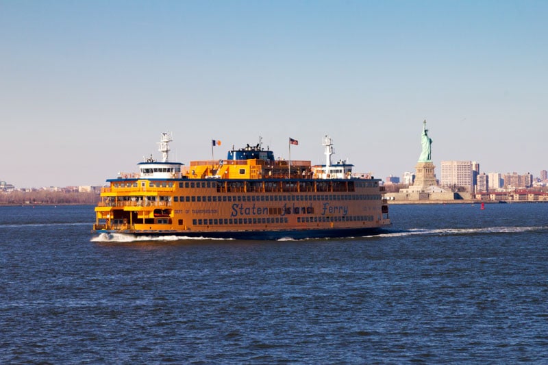 Staten Island Ferry is one of the free things to do in Manhattan.