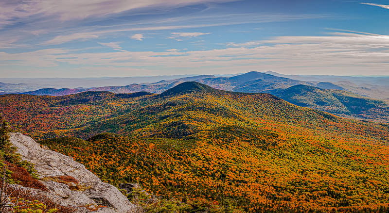 Stowe, Vermont in the fall
