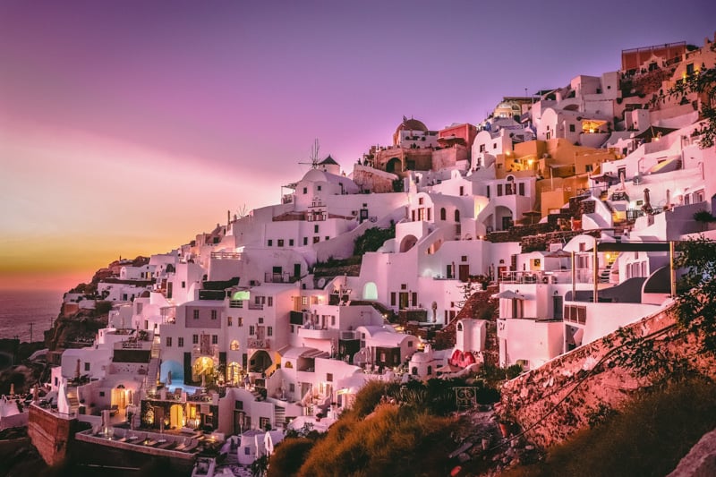 Sunset in Santorini belongs on everyone's life bucket list