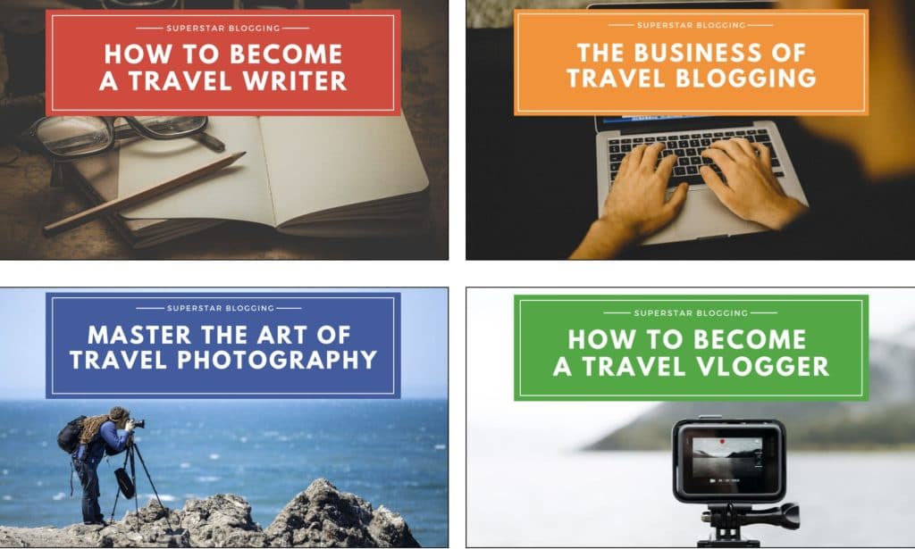 Superstar blogging nomadic matt course