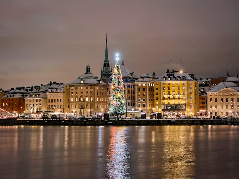 Stockholm's waterfront area