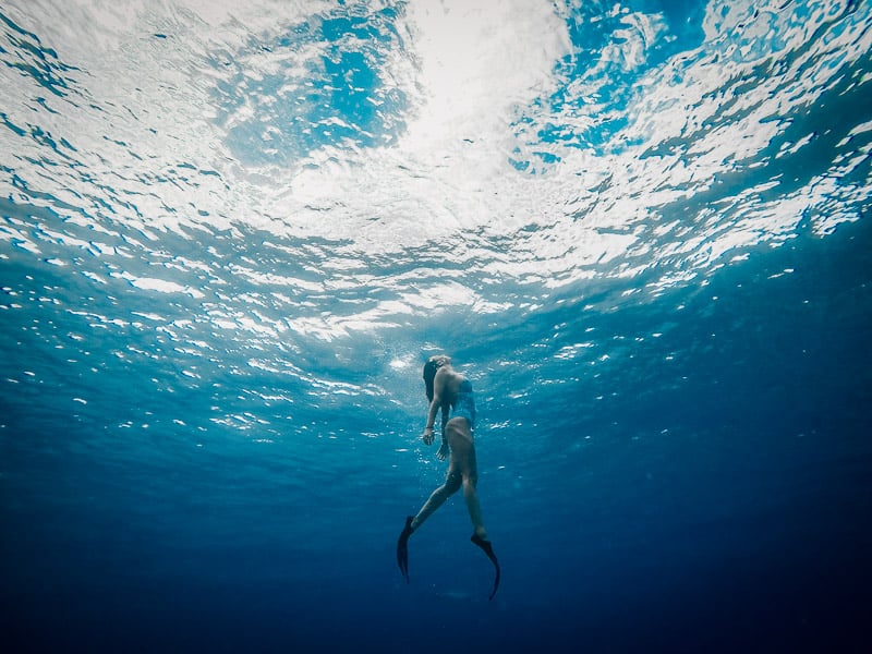 Go swimming in all major oceans and seas.