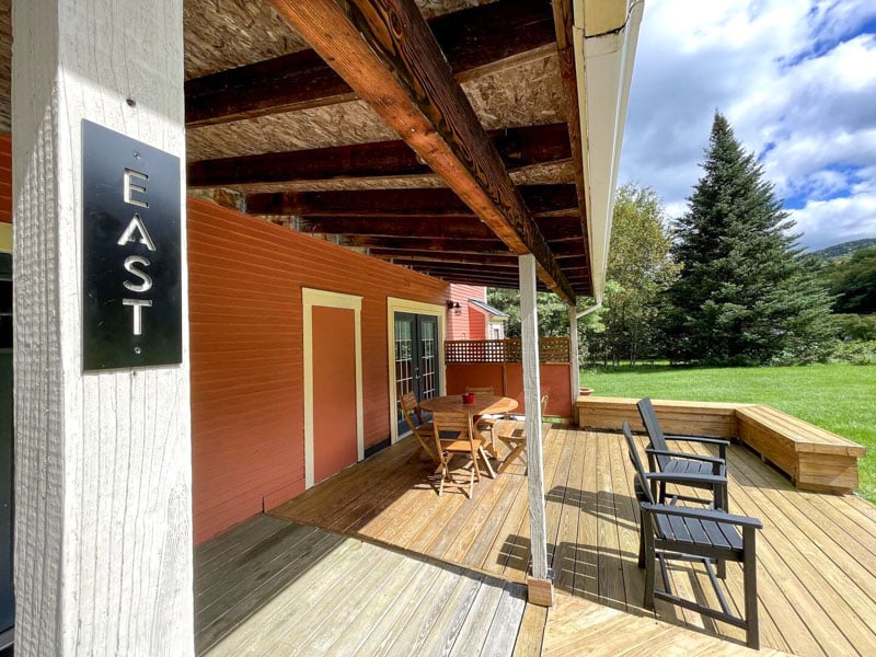 The Branch House is one of the top fall foliage Airbnbs in Vermont.