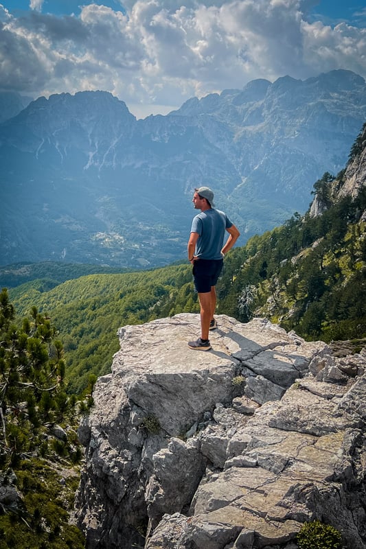 Me hiking in Theth National Park