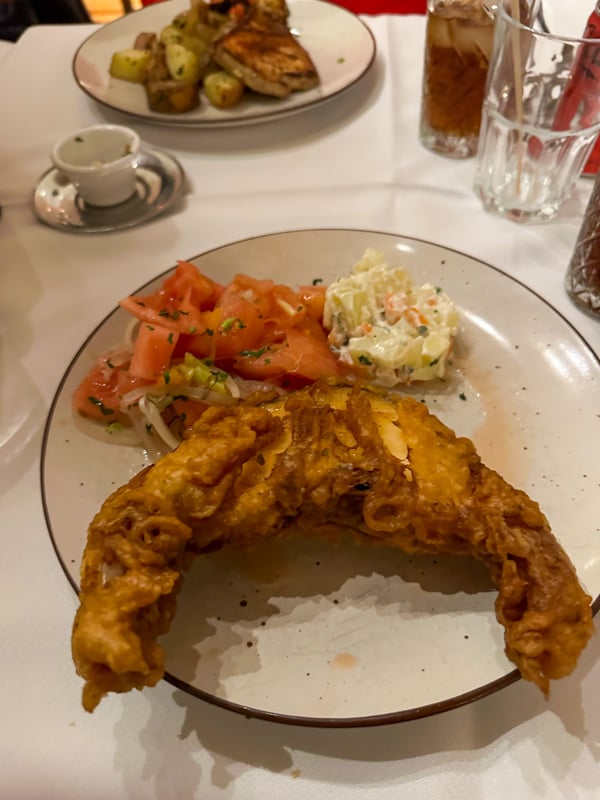 Congrio is a traditional eel dish in Chile