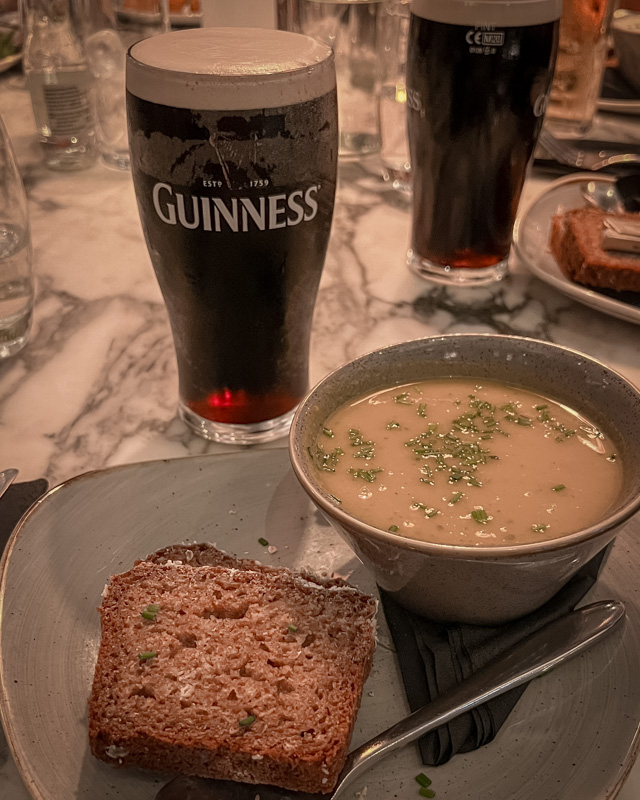 A traditional Irish meal in the western part of the country