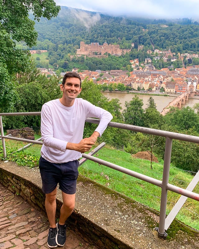 Jon travels in Heidelberg