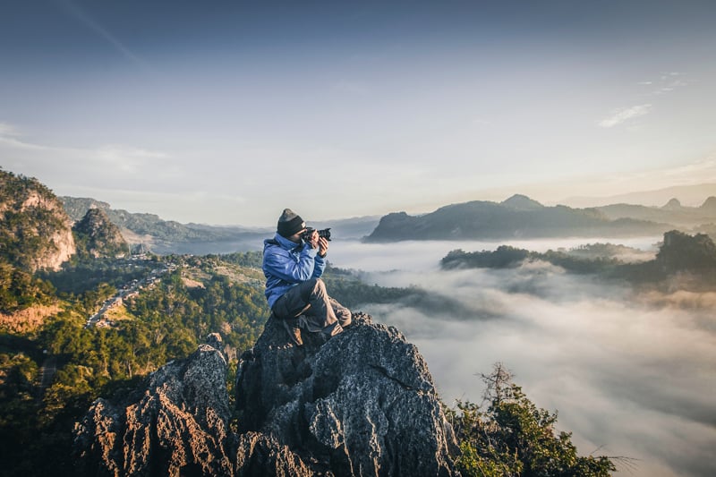 I love following travel photographers on social media.