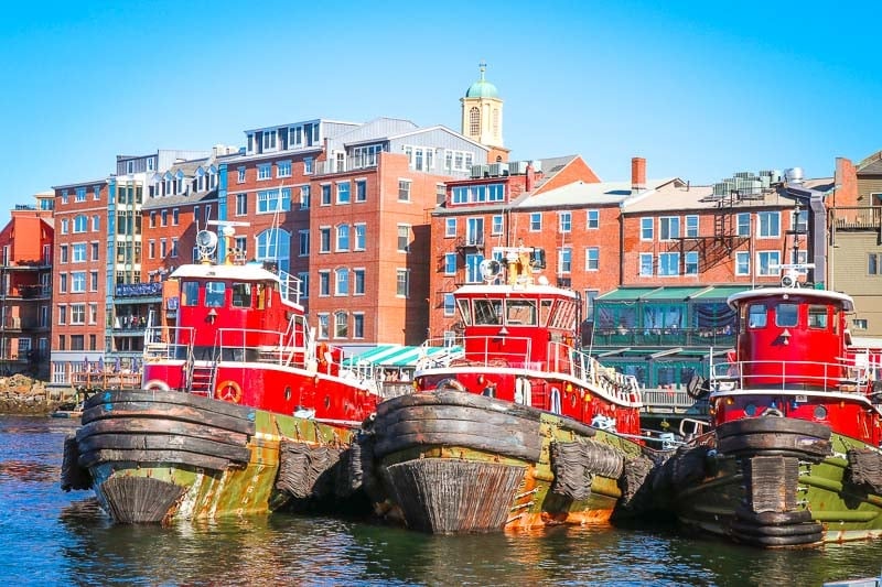 Tugboats in Portsmouth, New Hampshire