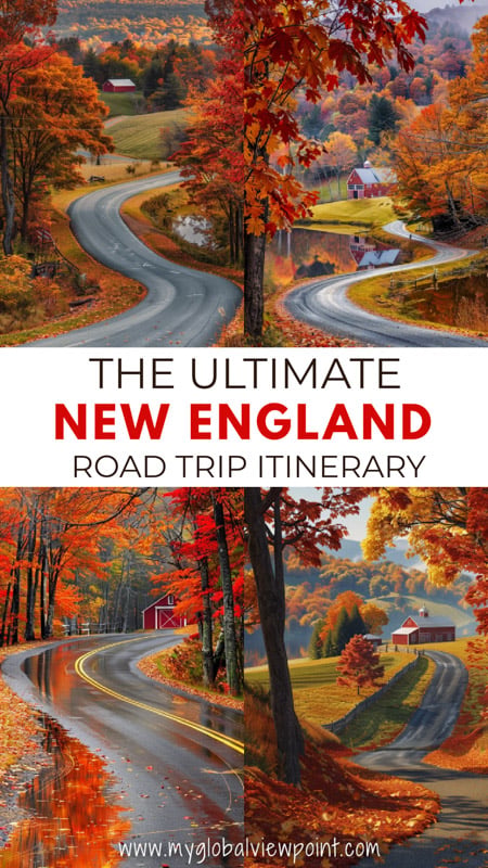 My ultimate New England road trip itinerary Pinterest image