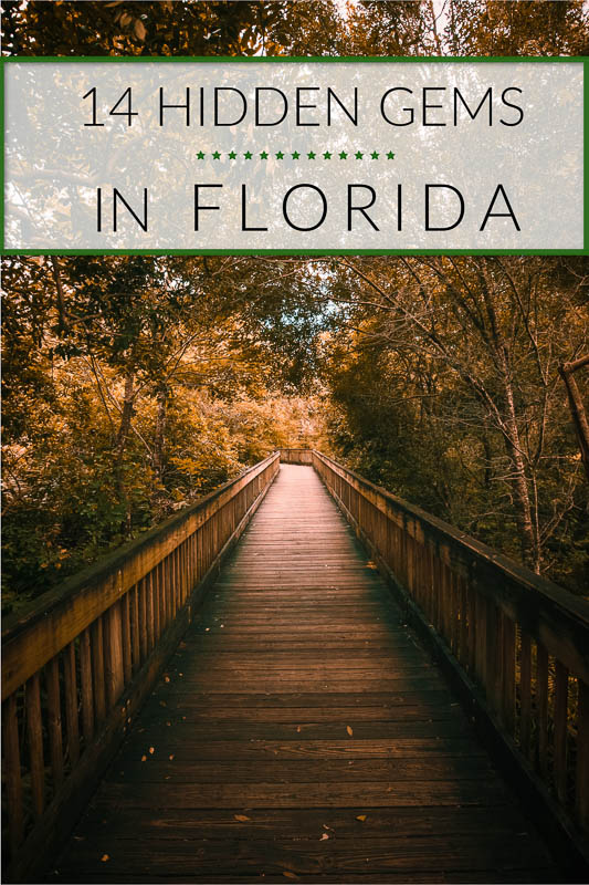 Best hidden gems in Florida to visit pinterest photo pin