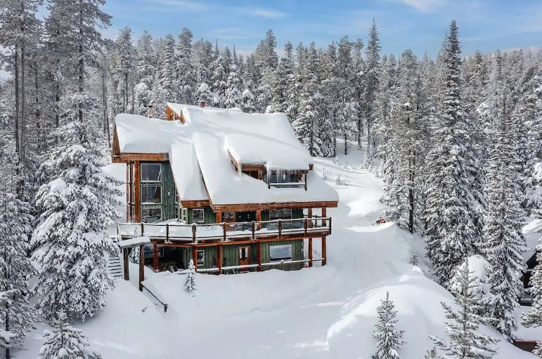 Unique ski cabin rental in British Columbia