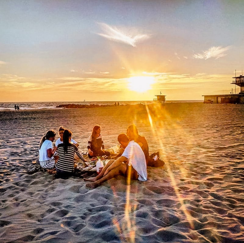 This home is just steps away from Venice Beach