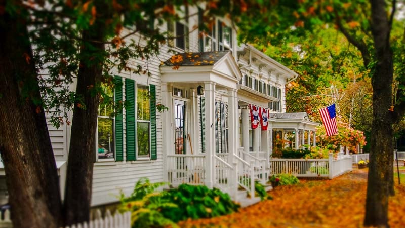 Beautiful colonial home in Woodstock, VT.
