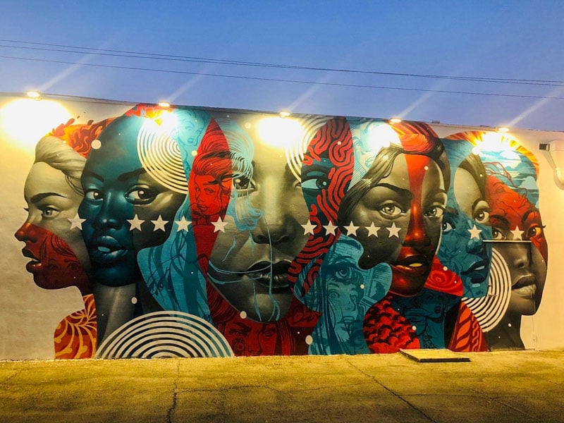 Exploring Wynwood Walls is one of the best things to do in Miami at night.