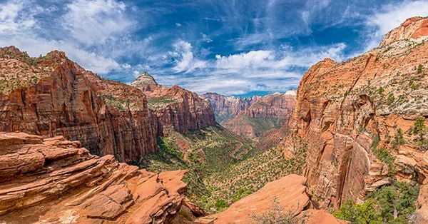 Zion Canyon in the US