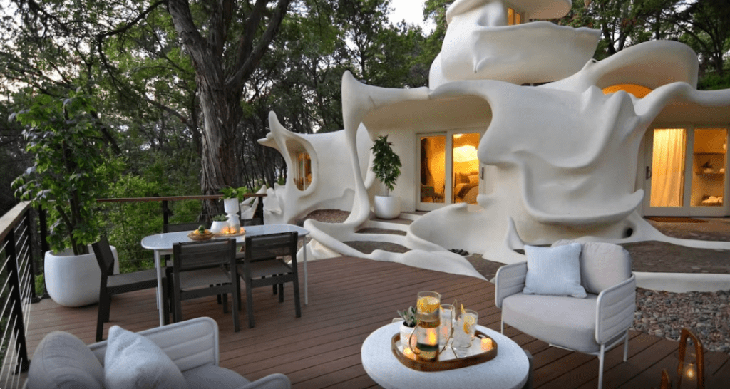 This Bloomhouse is one of the coolest Airbnbs in Texas