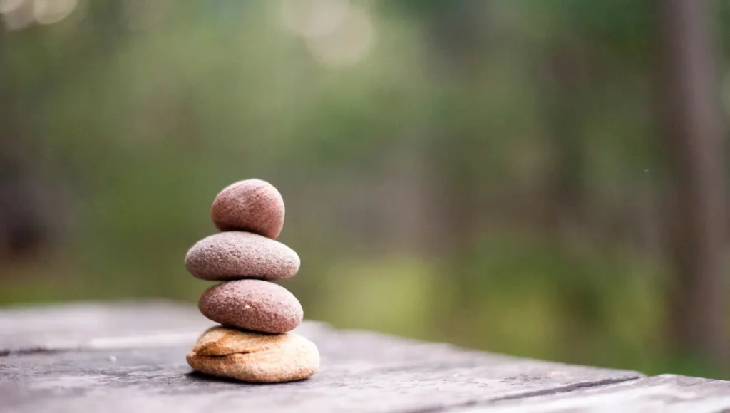 Stones stacked on each other